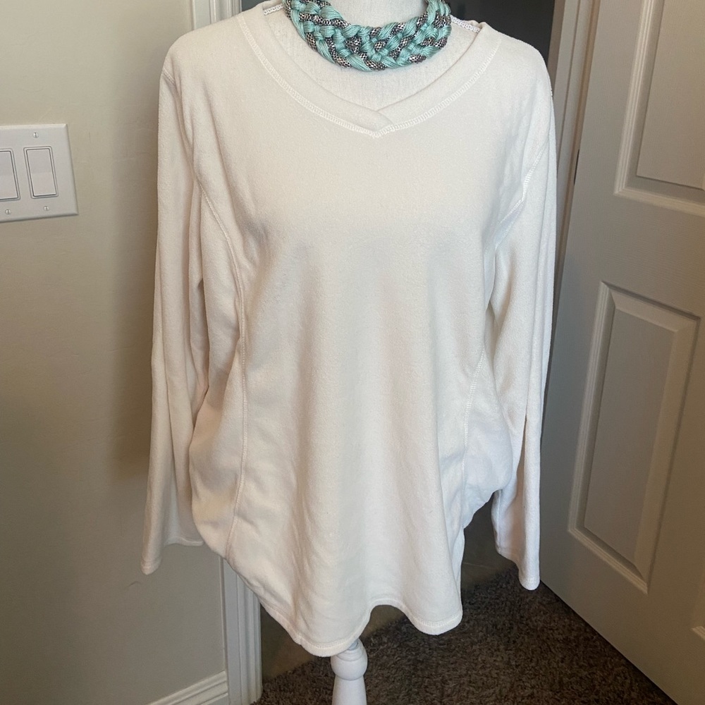Cream Colored Casual Top